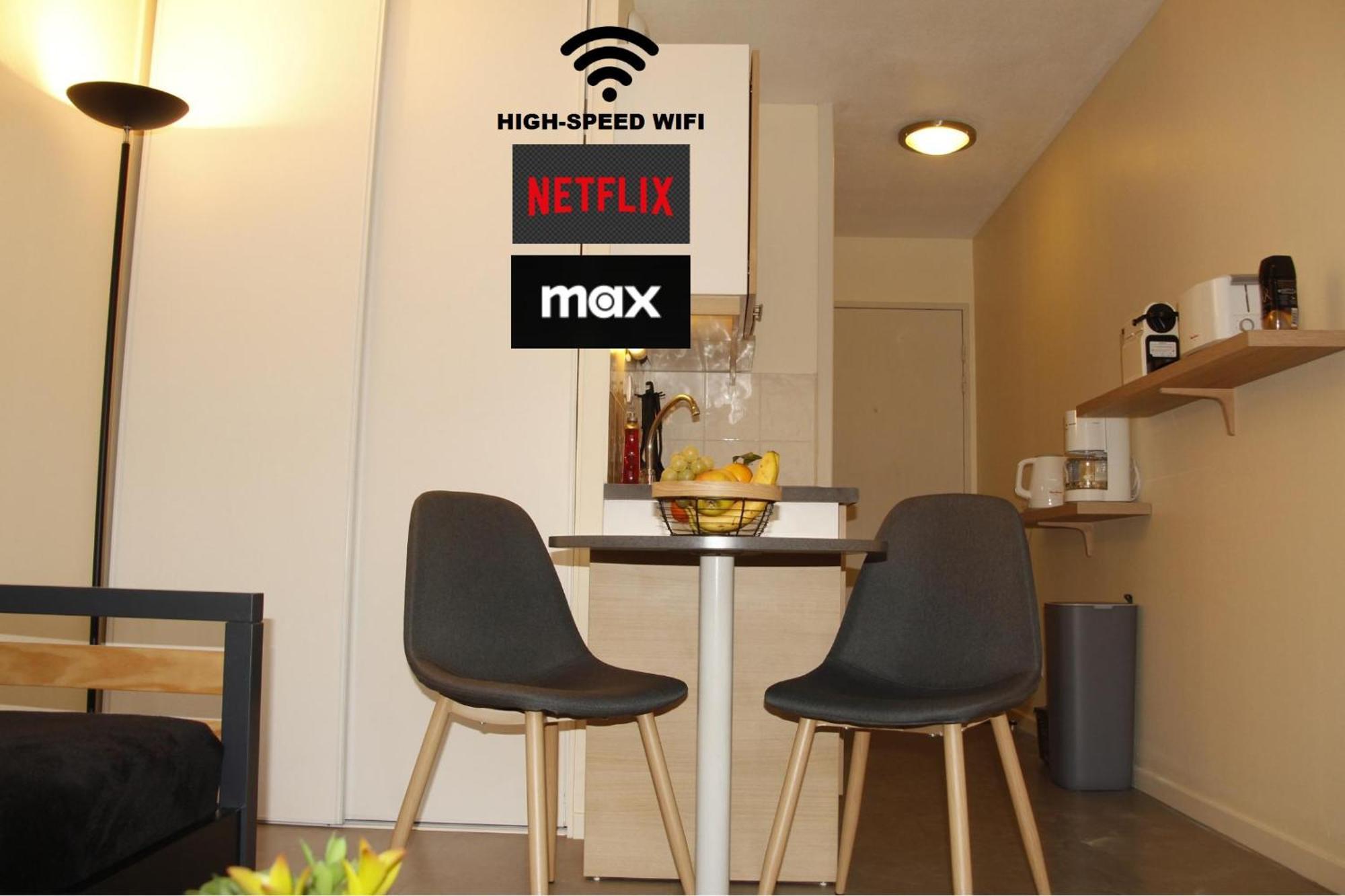 Grenoble Hyper-Centre + Wifi + Netflix Apartment Exterior foto